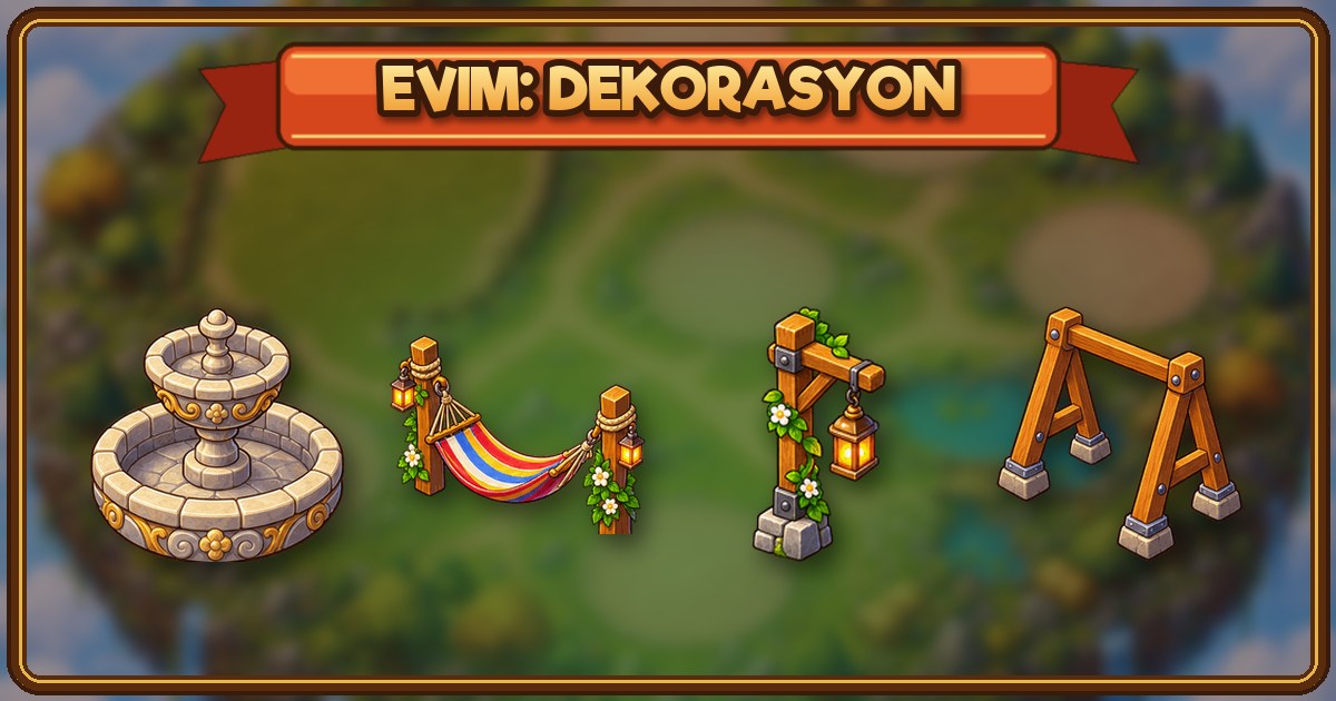 Evim: Dekorasyon