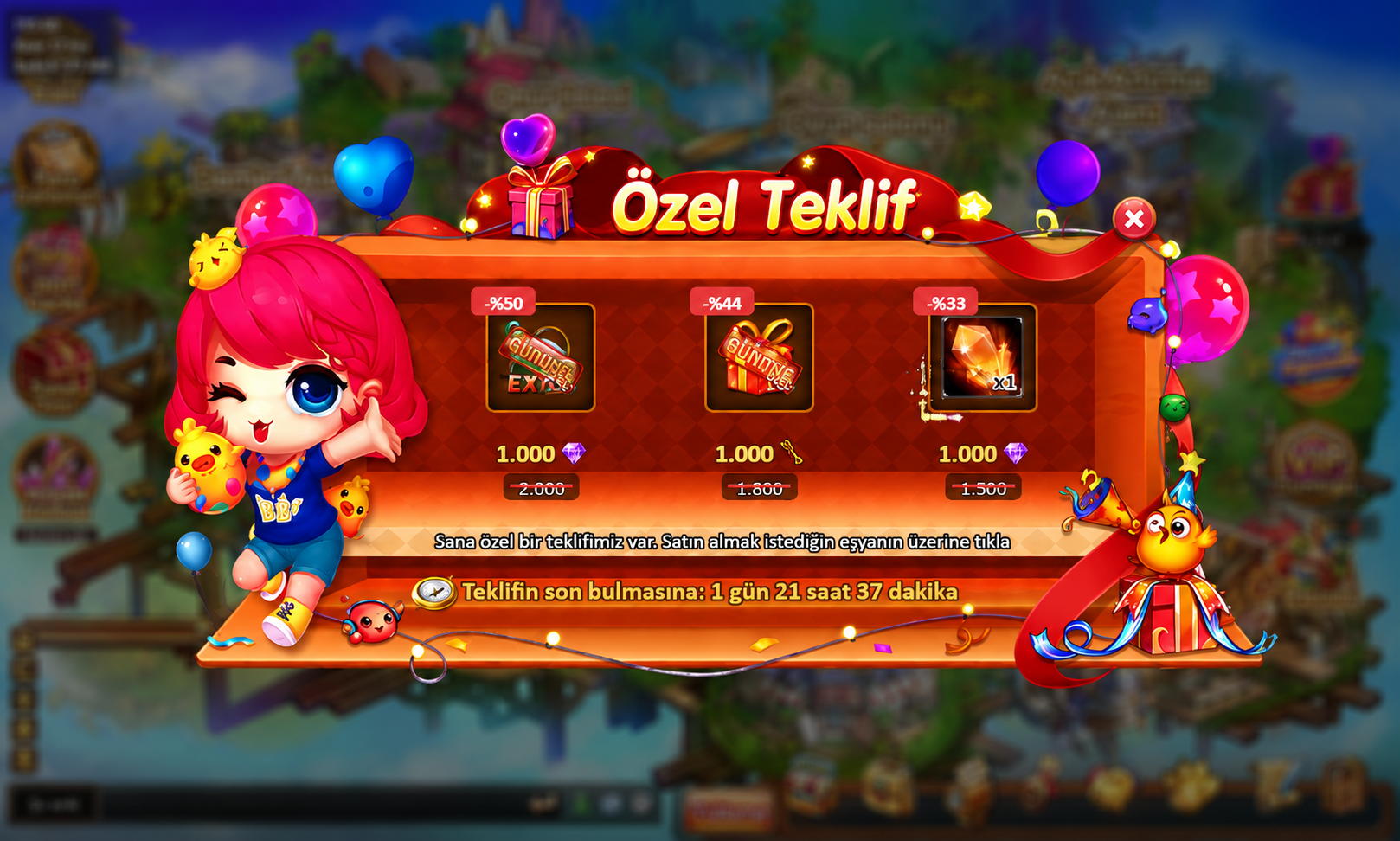 Sana Özel Teklif